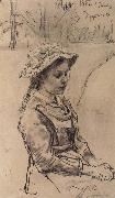 Ilia Efimovich Repin Ada girl oil on canvas